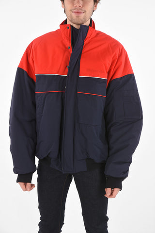 Logo Embroidered Nylon Jacket