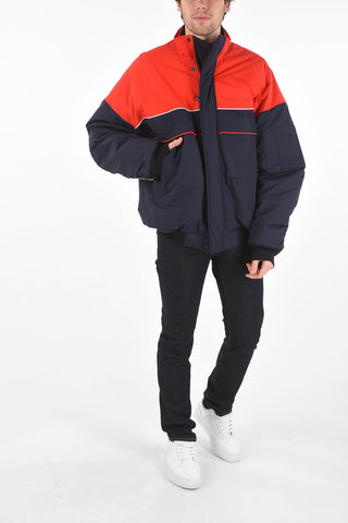 Logo Embroidered Nylon Jacket