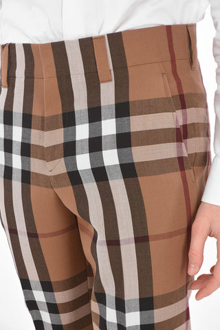 4 Pocket Tartan Pants with Belt Loops