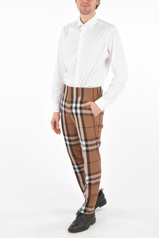 4 Pocket Tartan Pants with Belt Loops