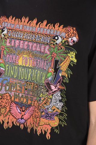 Printed Easy Fit T-shirt