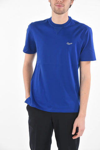 ZZEGNA Logo Printed Crew-Neck T-Shirt