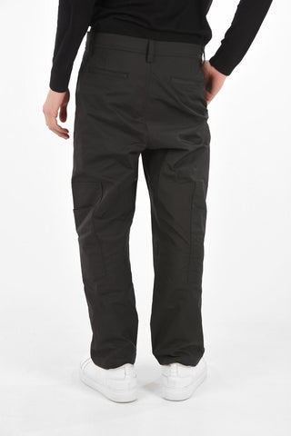 Nylon Cargo Pants with Belt Loops
