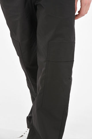 Nylon Cargo Pants with Belt Loops