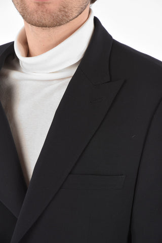 Asymmetrical Lapel 2 Button Blazer