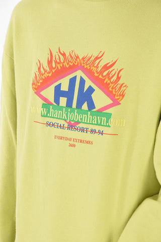 printed crew-neck sweatshirt