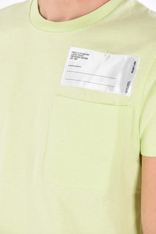 crew-neck HEAVY t-shirt with breast pocket