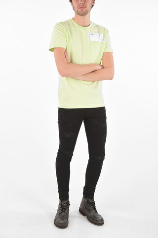 crew-neck HEAVY t-shirt with breast pocket