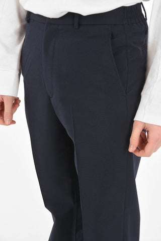 4 Pocket Pants with Elastic Waistband