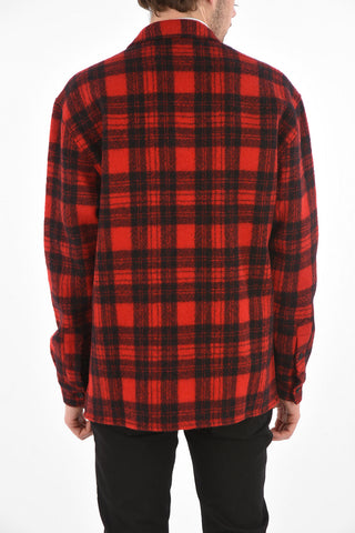 Checked Wool Overshirt