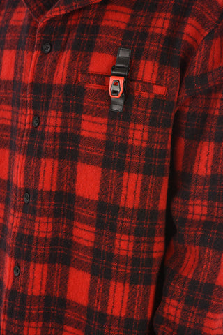Checked Wool Overshirt