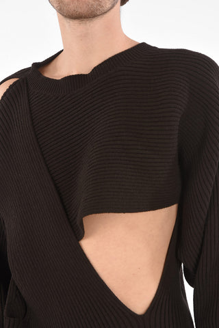 Maglia Destrutturata a Costine