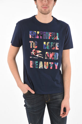 printed crew-neck t-shirt