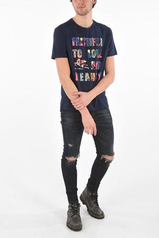 printed crew-neck t-shirt