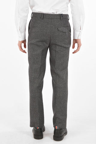 Pantaloni 3 Tasche District Check con Passanti