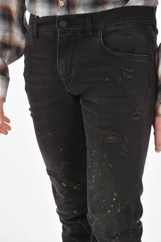 Destroyed Skinny Fit Jeans 16cm