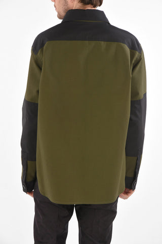 Saharan Cotton Shirt with Contrasting Bands