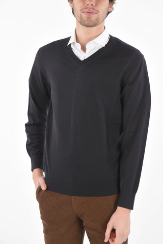 ZZEGNA wool V-neck sweater