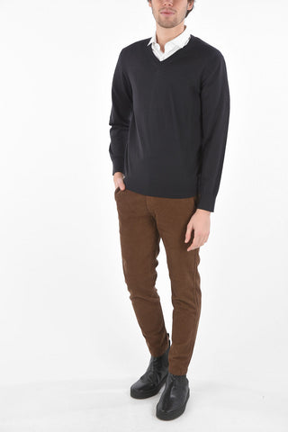 ZZEGNA wool V-neck sweater
