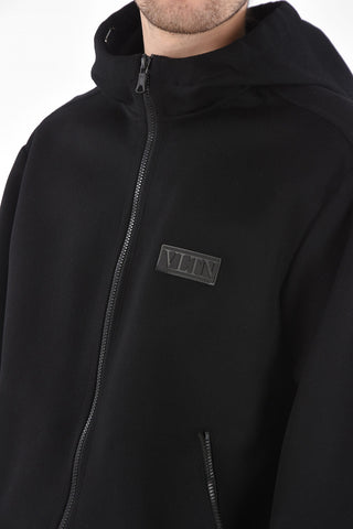 Cashmere and Virgin Wool Sweatshirt with hood