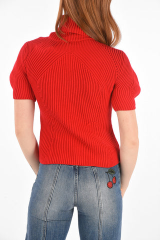 COUTURE short sleeve ROSE IS STILL A ROSE sweater