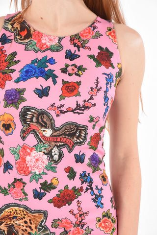 COUTURE vestito attillato mini VALERIYA stampato