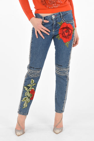 studded MELROSE ALBERTA CREY jeans