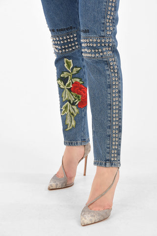 studded MELROSE ALBERTA CREY jeans