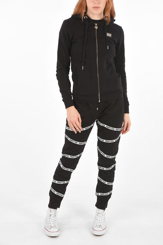 COUTURE Felpa PLEIN GIRLS con cappuccio e chiusura zip