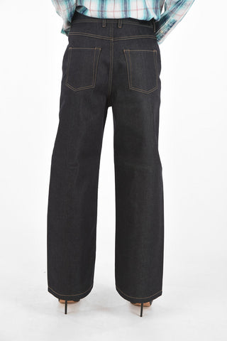 BLACK GOLD Wide Leg jeans TYPE-1749 with Contrasting Insert