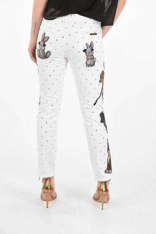 crystal all over Boyfriend cut BREAK FREE jeans