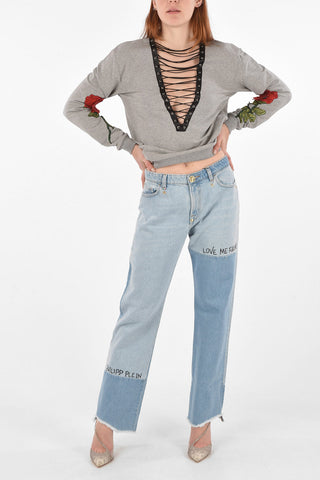 printed SUNSET EUSTOMA straight fit jeans