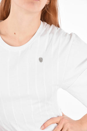 COUTURE pleated details SORTEL mini tee dress