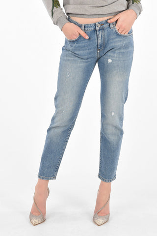 stretch denim Statement Boyfriend Jeans