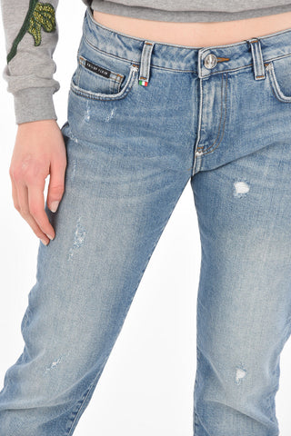 stretch denim Statement Boyfriend Jeans