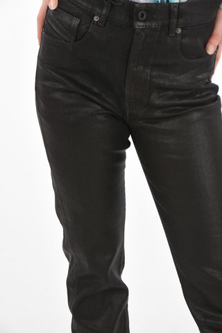 BLACK GOLD jeans TYPE 1815 in cotone spalmato a vita alta