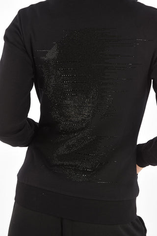 COUTURE sweatshirt ANDREA with Rhinestone Embellishment on the Back