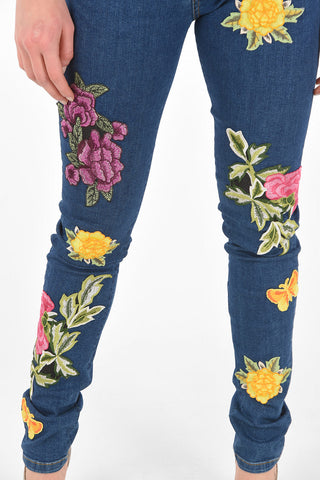 jeans slim fit YARA COHEN  ricamato