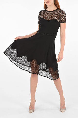 COUTURE laced details I'M JUST A WOMAN knee length dress