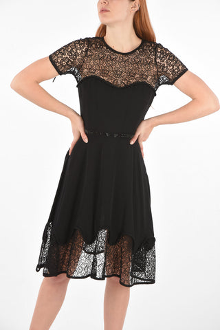COUTURE laced details I'M JUST A WOMAN knee length dress