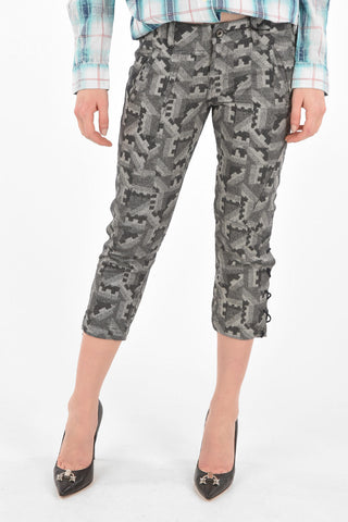 BLACK GOLD 카프리 팬츠 PACQUARD 일반 허리