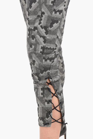 BLACK GOLD 카프리 팬츠 PACQUARD 일반 허리