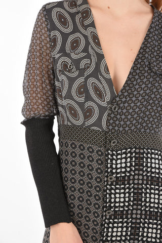 BLACK GOLD silk DODDS shirtdress