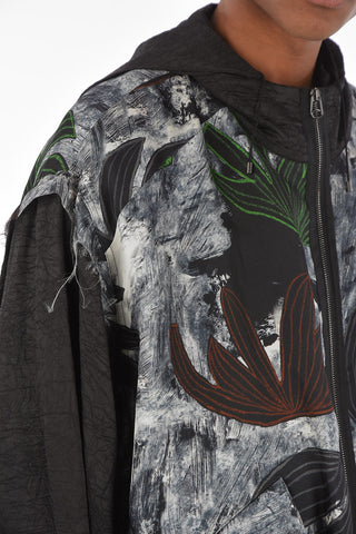 Overcoat FLOWER POWER with Hood