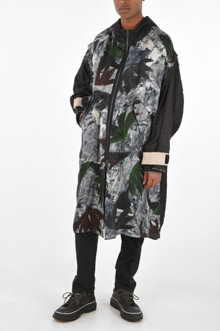 Overcoat FLOWER POWER with Hood
