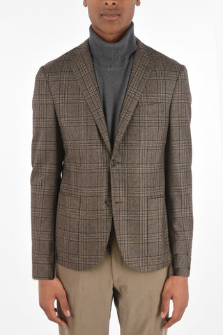 Blazer GATE Tartan in Lana vergine