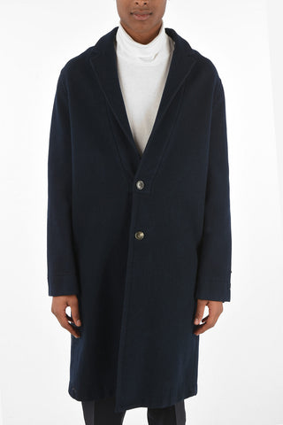 NICK FOUQUET wool 2-button chesterfield coat