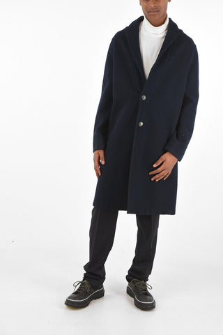 NICK FOUQUET wool 2-button chesterfield coat