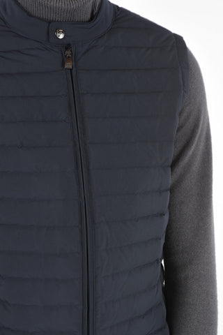 ID Quilted Vest with Front Zip
