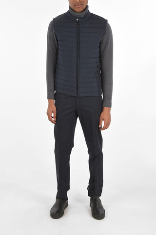 ID Quilted Vest with Front Zip